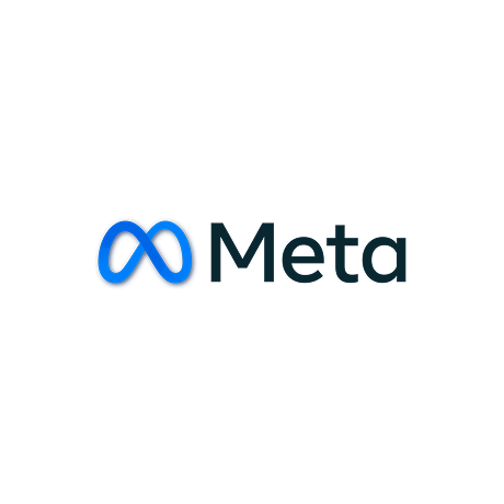 The Meta logo with a blue infinity symbol next to the word “Meta” in dark text on a white background.