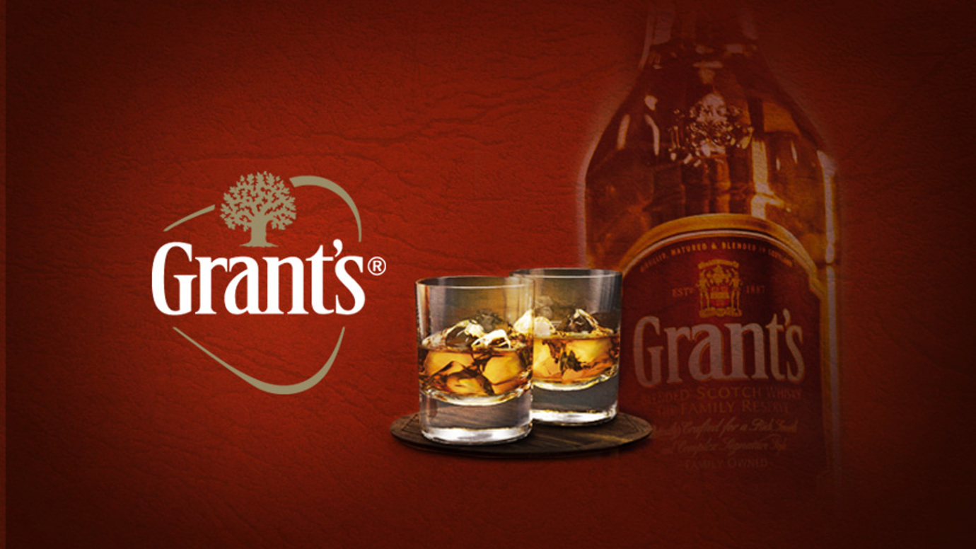 Jvs grant. Виски Грантс 0.5. Шотландский виски Grants. Шотландский виски в треугольной бутылке. Grant's виски логотип.