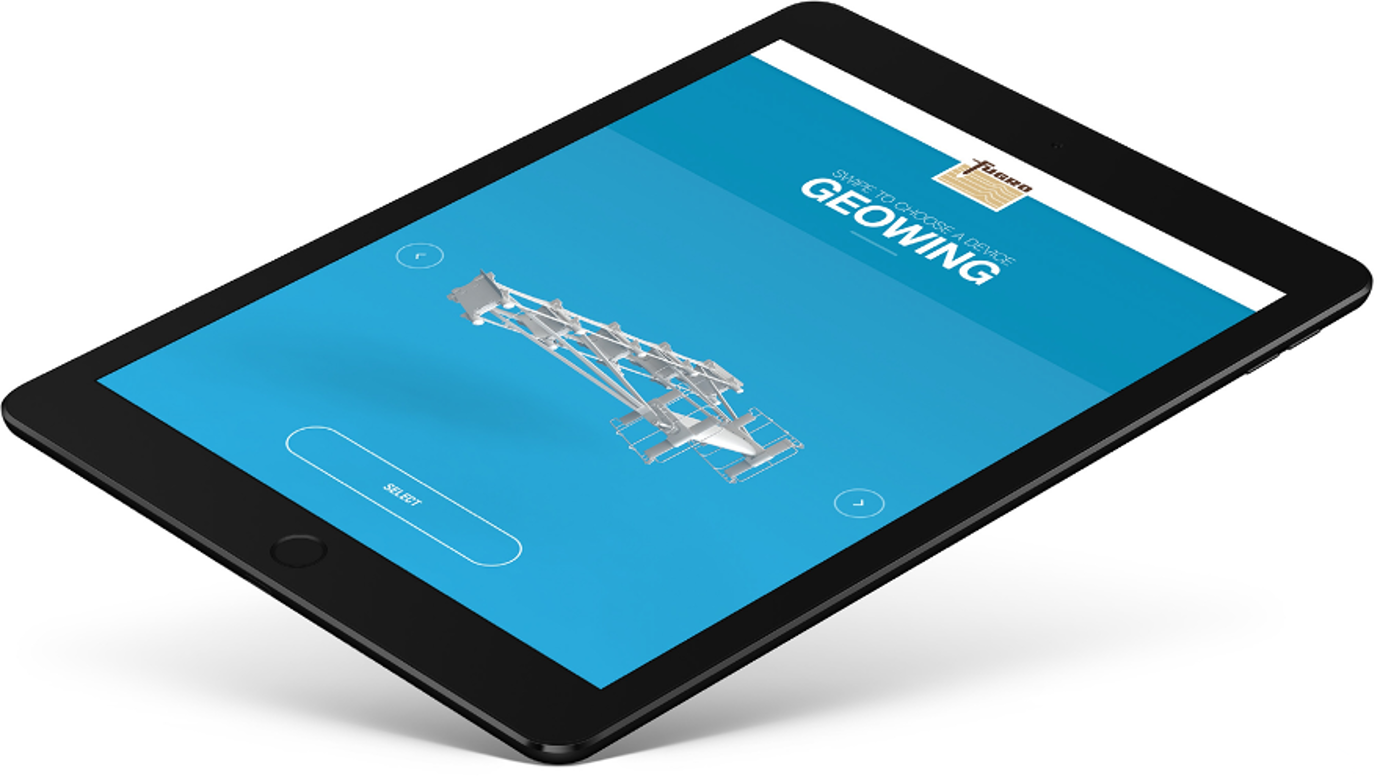 Fugro ar app - on device
