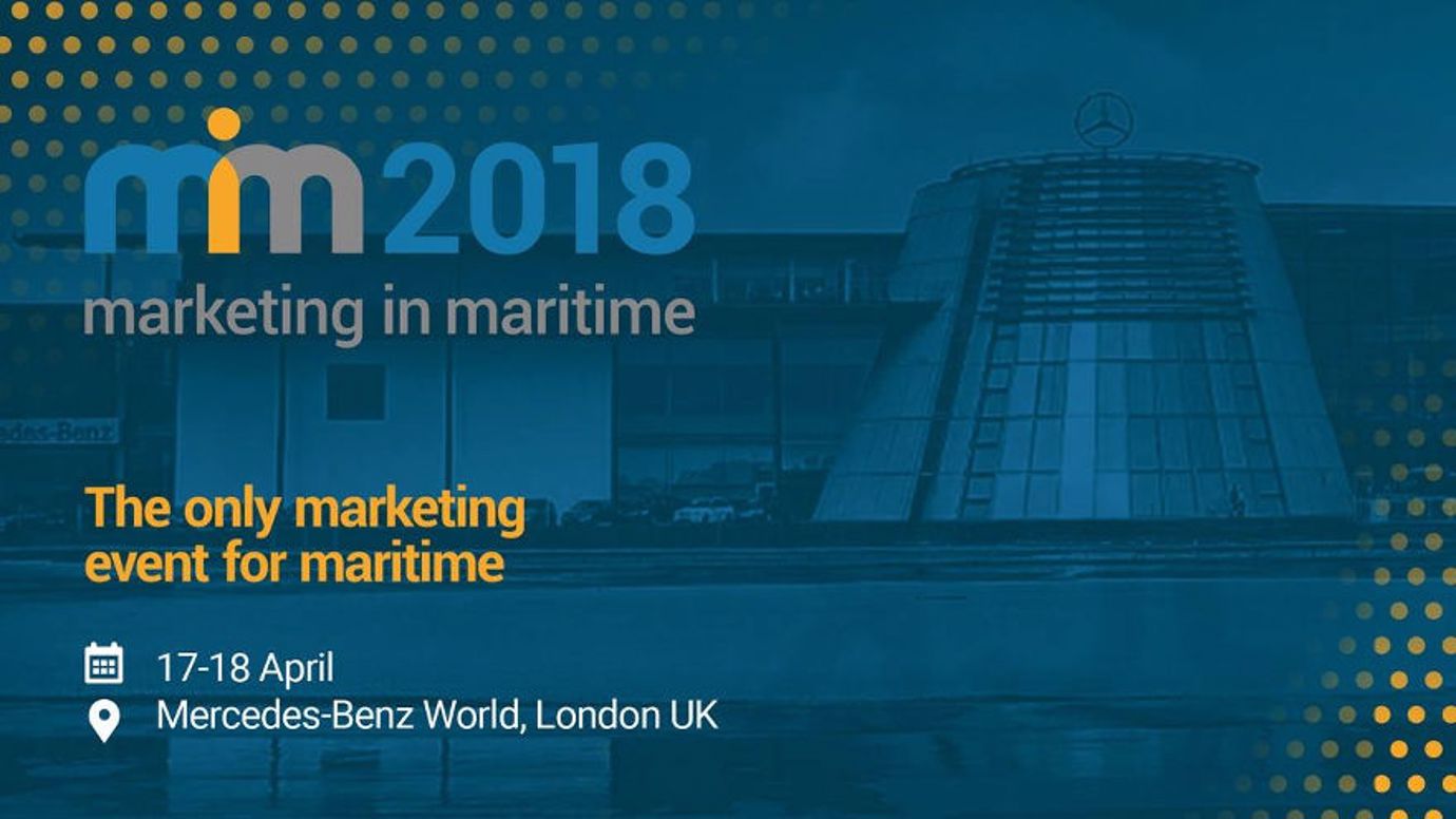 The only marketing event for maritime