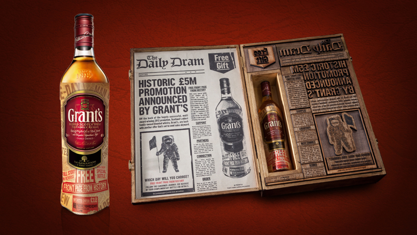 Grants - historic newspapers - bottle and trade pack
